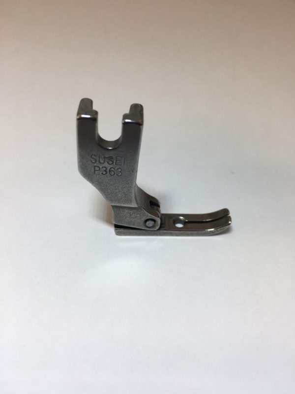 Prensatelas de metal para cremallera doble para máquina industrial
