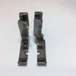 Prensatelas de metal para cremalleras 'Izquierdo-Derecho' para máquina industrial - Imagen 2
