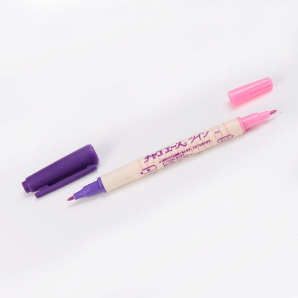 Rotulador doble Lila-Rosa
