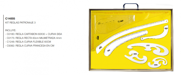 Kit reglas de costura - Imagen 2