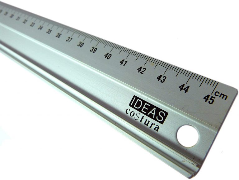 Regla metálica 45 cm