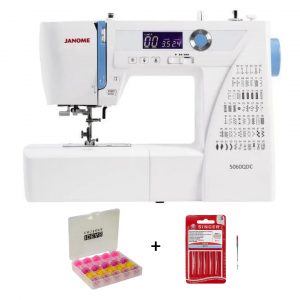 JANOME 5060QDC + 25 canillas + Agujas