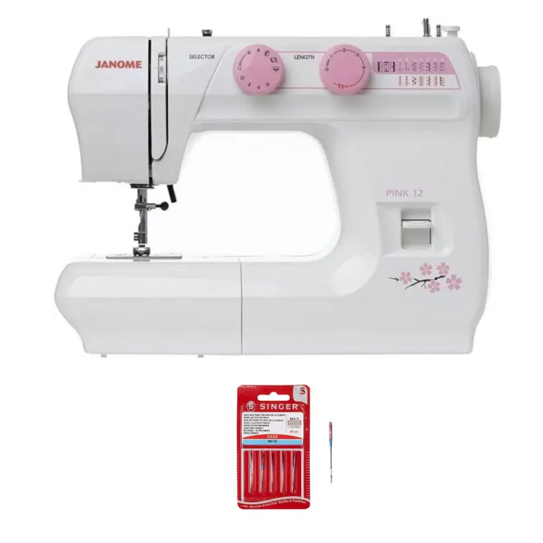 JANOME PINK12 + Agujas