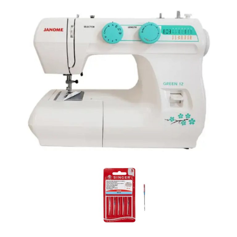 JANOME GREEN12 + Agujas